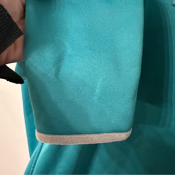 Under Armour Womens ColdGear Long Sleeve Teal & Gray Hoodie Sweatshirt Sz L GUC - Picture 6 of 9
